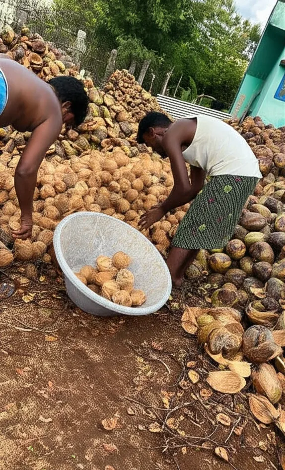 Fresh Coconut Harvesting at KP Farm