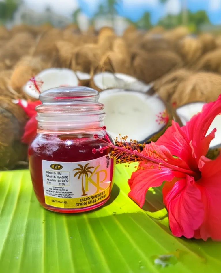 KP Naturals Hair Oil with Hibiscus and Coconuts